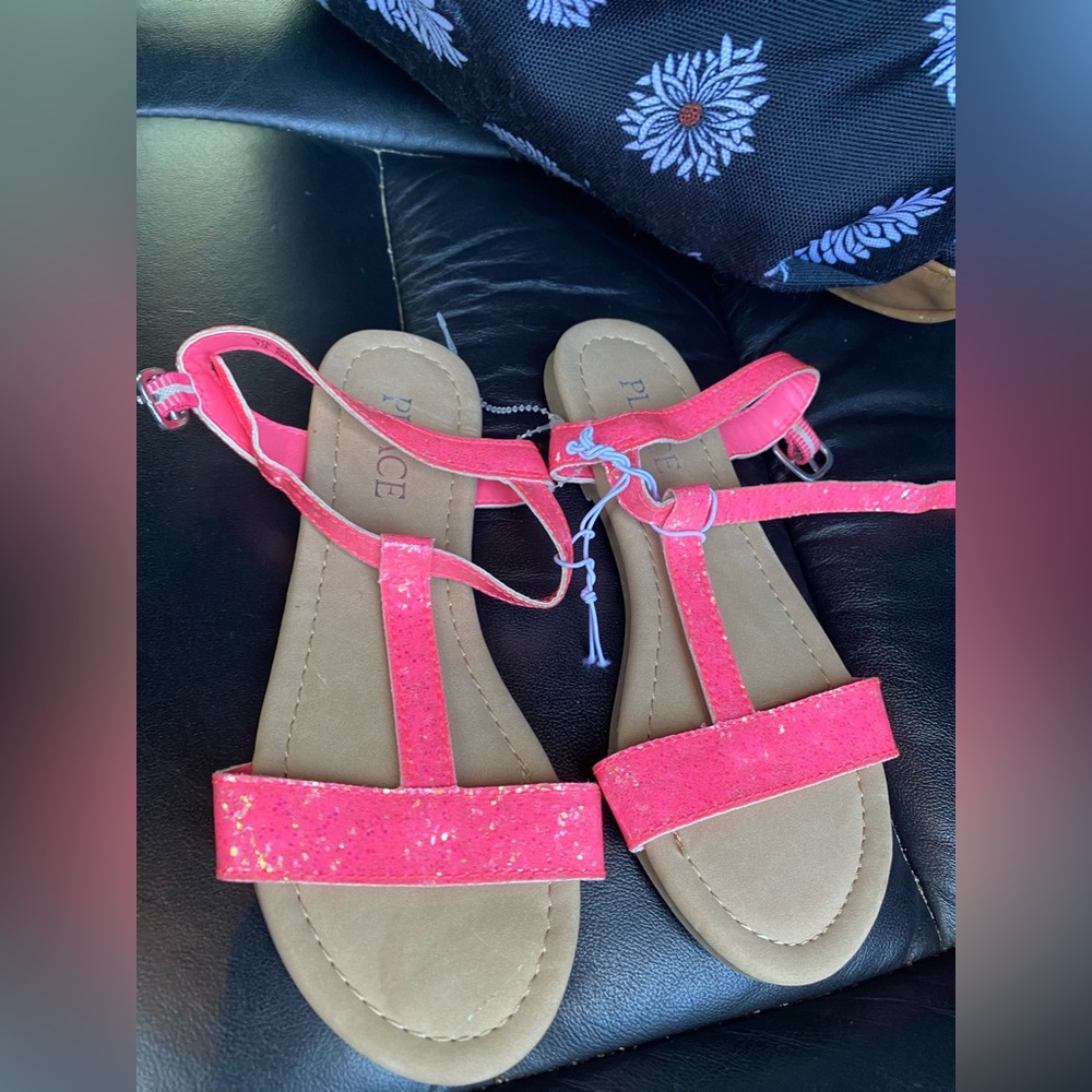 Little girl childrens place sandals